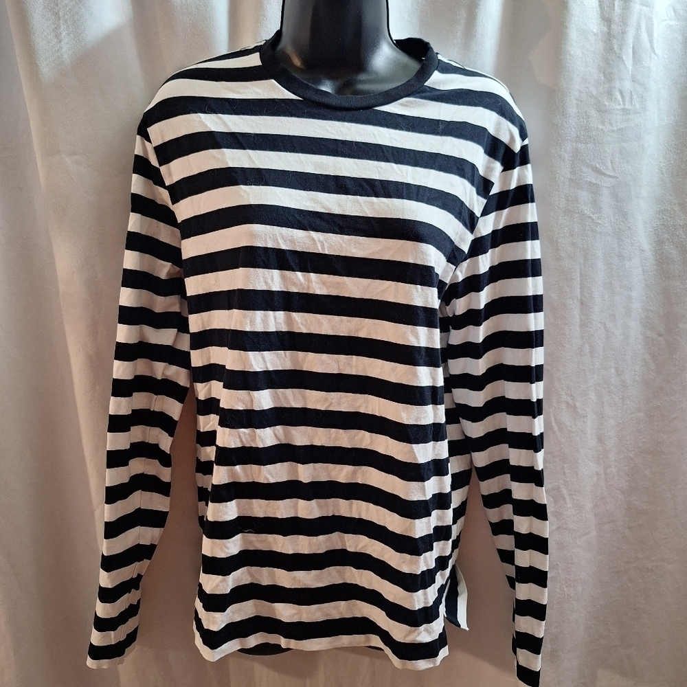 Zeng jo Striped Shirt Medium